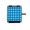 Blue, variant on ANXPTIME 8x8 LED Dot Board HT16K33 for DIY Project Signs and Visual Output Tasks