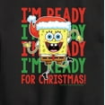 thumbnail image 3 of SpongeBob SquarePants - I'm Ready For Christmas - Toddler And Youth Crewneck Fleece Sweatshirt, 3 of 6
