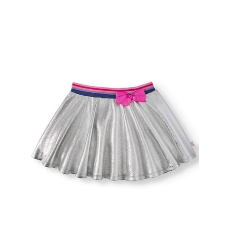 - Metallic Print French Terry Skater Skirt (Little Girls & Big Girls)