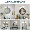 thumbnail image 5 of LED Vanity Light Bar, 16-Inch Dimmable Bathroom Wall Sconce, Polished Chrome Finish Modern, 5 of 8