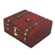 thumbnail image 2 of Baúl de almacenamiento Retro de madera, cofre de almacenamiento rojo con cerradura de Metal para accesorios de joyería, colecciones de cosméticos, regalo, 2 of 14