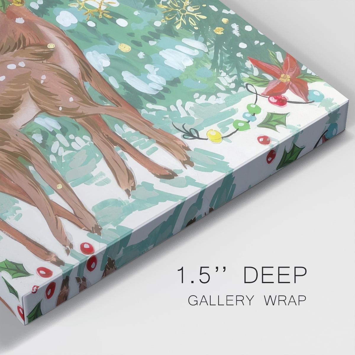 Doe and Fawn II- Gallery Wrapped Canvas