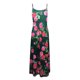 thumbnail image 4 of Moda para mujer Sexy cuello en V sin mangas ahueca hacia fuera impreso estampado Mid Claf vestidos Fridja  hjkh6404, 4 of 5