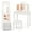White, variant on Costway Kids Vanity Set Princess Makeup Dressing Table & Chair Set with Jewelry Armoire Pink