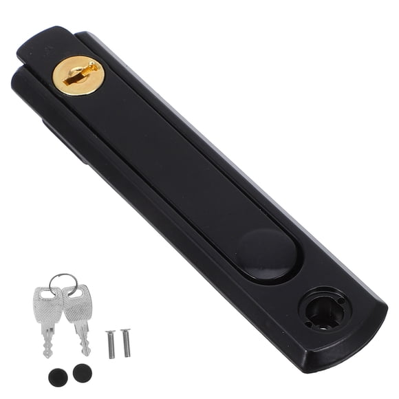 Luxshiny Door Security Bar Window Lock Security Black Steel for Home Security 1Pack