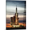 thumbnail image 1 of ARTCANVAS NASA Space Rocket on Launch Pad Ready for Takeoff Canvas Art Print - Size: 40" x 26" (1.50" Deep), 1 of 9