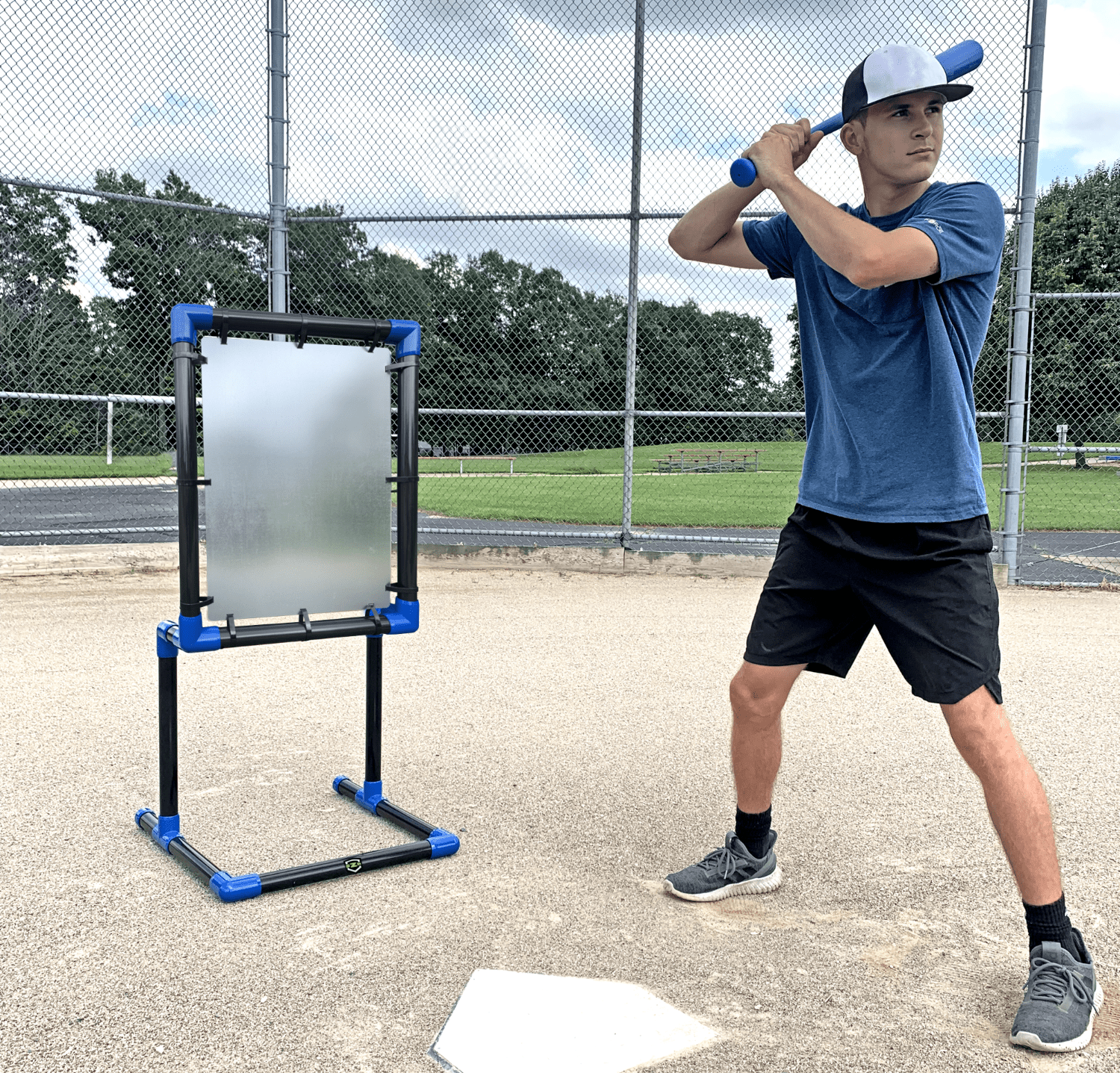 SZP Strike Zone Pro (Steel) - Strike Zone Target for plastic balls - Compatible with Blitzball and Wiffleball