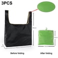 thumbnail image 2 of Bolsa de compras reutilizable Bolsa de compras plegable y lavable a máquina con asa larga, 2 of 5