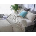 thumbnail image 6 of Kasentex  Quilted Coverlet Set Pre-Washed Microfiber Soft Warm Bedspread, Contemporary Star Design Beige Full - Queen 3 Piece, 6 of 6