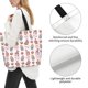 thumbnail image 3 of Fotbe Hello Easter Bolsa Tote Estética de Lona con Estampado para Mujer - Bolsa Reutilizable de Hombro Casual para Vacaciones, Compras, Trabajo y Gimnasio, 3 of 8