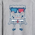 thumbnail image 3 of SpongeBob SquarePants - Flag Fill Sunglasses - Men's Long Sleeve T-Shirt, 3 of 6