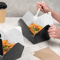thumbnail image 4 of Karat [300 ct] Paper Fold To-Go Containers | 48 fl oz | Black, 4 of 11