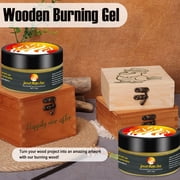 Wood Burning Paste, 4oz, Heat Activated Marker Paste for Wood Burning DIY Crafts & Drawing, Beginner Friendly
