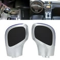 thumbnail image 3 of Knob Side Cover Trim Decoration Replacement for  Gear Box, Premium ABS & Artificial Leather, Meticulous Craftsmanship, 3 of 7