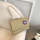 thumbnail image 2 of Bolsas De Hombro Bolso cruzado para mujer, bolsos de hombro tejidos informales, bolsos de paja de verano (caqui) Tmvgtek Para Estrenar, 2 of 6