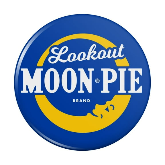 Lookout MoonPie Logo Kitchen Refrigerator Locker Button Magnet