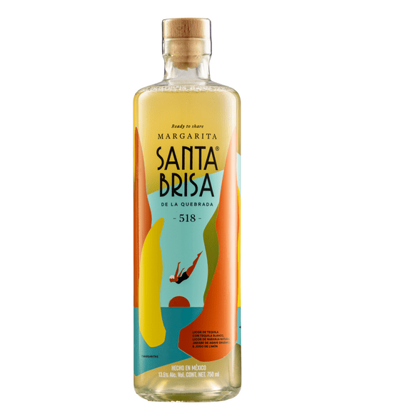 Margarita Santa Brisa De la Quebrada 518 750 Ml Santa Brisa Bebida Preparada con Tequila