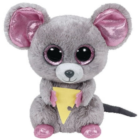 Ty Beanie Boos Squeaker The Mouse with Cheese Plush