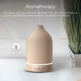 thumbnail image 2 of Brookstone Ceramic Diffuser Essential Oil Diffuser 60ml Tank Beige, 2 of 6