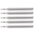 thumbnail image 3 of 5pcs Spiral Router Bit Tungsten Steel Milling Cutter for Wood Carving 3.175 X 1.5 X 5mm, 3 of 14
