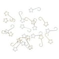 thumbnail image 1 of Metal Hook, Five Pointed Star Shaped Party Decorations Decorative S Hooks Multi Function  For Home For Outdoor For Indoor, 1 of 8