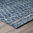 thumbnail image 3 of Addison Reston Boho Trellis Shag Blue Area Rug, 3 of 4