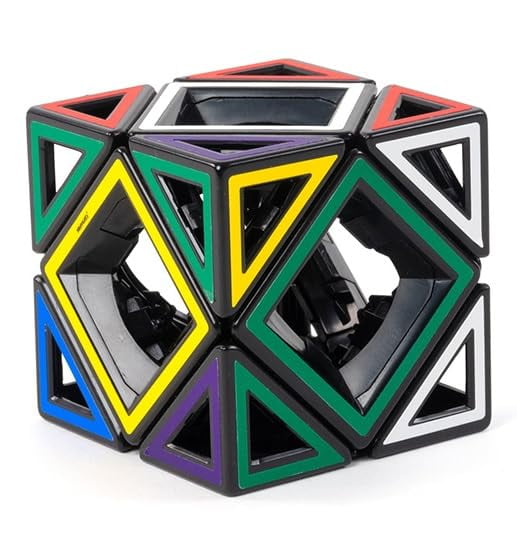 Meffert's Hollow Skewb Cube - The Original Cube Brainteaser from Recent Toys - Travel Friendly Fun for Ages 9 - Adult