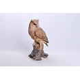 thumbnail image 2 of Hi-Line Gift Ltd Great Horned Owl on Stump, 145", 2 of 4