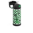thumbnail image 2 of Thermos Kids Stainless Steel Funtainer Water Bottle with Straw, Dishwasher Safe, Leak Proof, Minecraft, 14 Fluid Ounces, 2 of 8