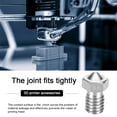 thumbnail image 3 of 3D Printer Nozzle Stainless Steel Extrude Head firm printer Mini Firm Printer Thread Removable Filament Nozzle, 0.6/1.75MM, 3 of 8