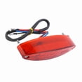 thumbnail image 4 of M Buder Luz Trasera LED Universal para Motocicleta 28 LEDs Rojos y Blancos Freno e Iluminación de Placa para ATV Quads y Motos de Calle (12.07 cm / 4.75 inches), 4 of 9