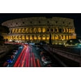 thumbnail image 2 of Kankava, Nino 24x17 White Modern Wood Framed Museum Art Print Titled - Colosseum At Night, 2 of 4