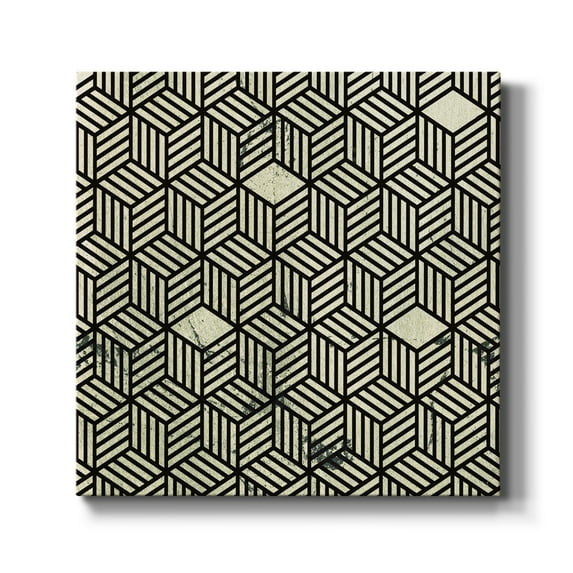 Black and White Box-Premium Gallery Wrapped Canvas - Ready to Hang