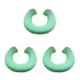 thumbnail image 3 of Transemion Tapis de Salle de Bain Durable Résistant aux Déchirures et Options de Forme U/O Résistant à l'Usure Vert Ensemble de 3, 3 of 6