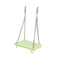 thumbnail image 4 of Hámster Swing Play -Stand Decoración estable Hammock Jage Ejercicio Molar Molar Postón colgante para pájaros PARROT MACAW PARAKEET Budgie Verde, 4 of 8