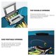 thumbnail image 3 of Fotbe Largemouth Bass Fish Funda Protectora para Equipaje, Antirrayones y Resistente a la Suciedad, Compatible con Maletas de 18 a 32 Pulgadas-Large, 3 of 7