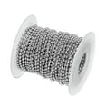 thumbnail image 6 of U8MO 10 Meters Stainless Steel 1mm~2.5mm Metal Ball Bead Chain for Jewelry Making-1.5mm, 6 of 6