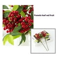 thumbnail image 5 of Meggemo 5 PCS Christmas Artificial Red Berry Stems with Green Leaves Decorative Picks for Tree Wreath Holiday, 5 of 7