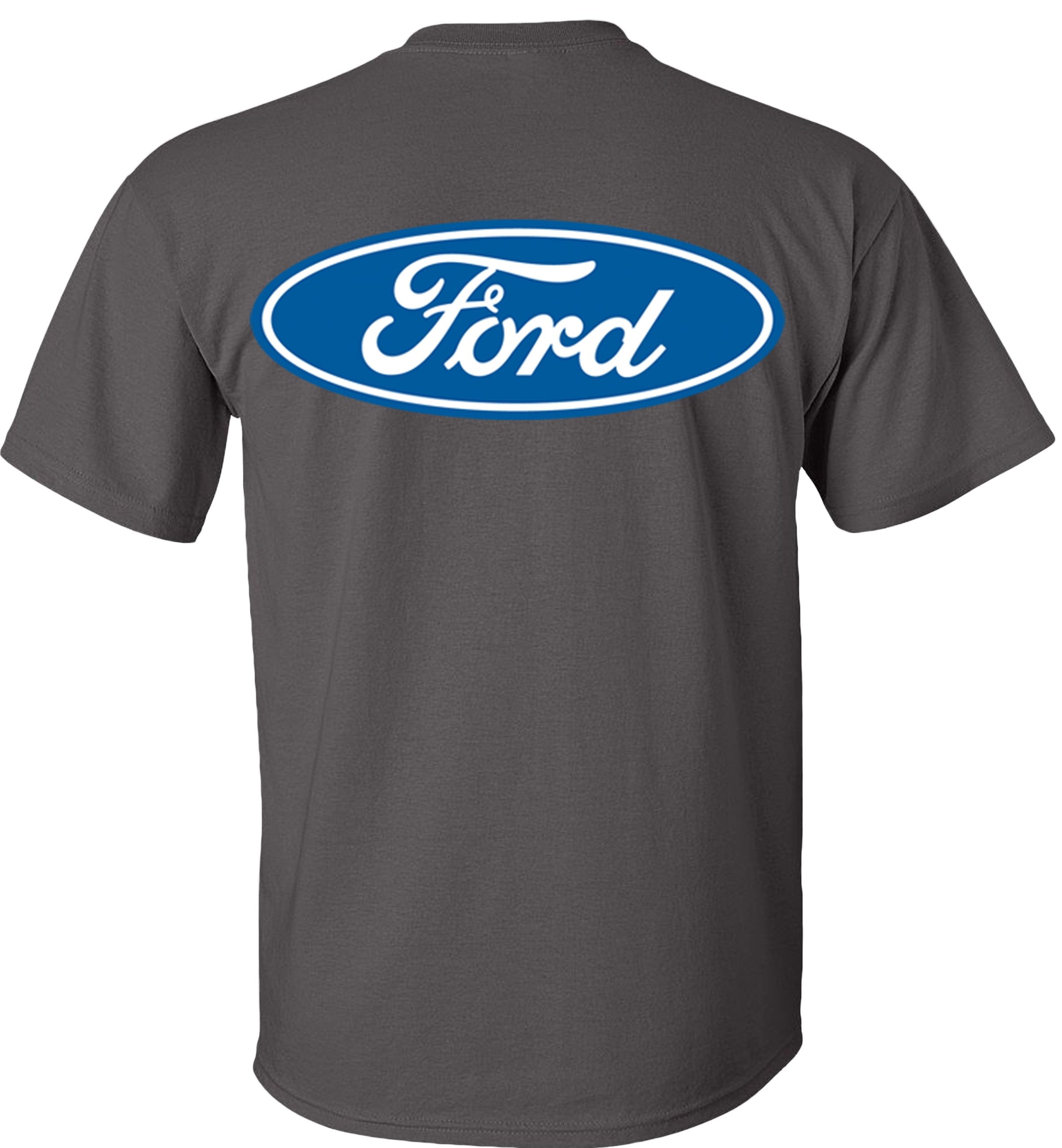 Fair Game Ford Oval Logo T-Shirt F&B, ford graphic tee-Charcoal-L