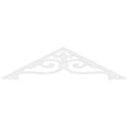 thumbnail image 2 of Ekena Millwork 72"W x 18"H x 1"P (6/12) Pitch Finley Architectural Grade PVC Gable Pediment, 2 of 5