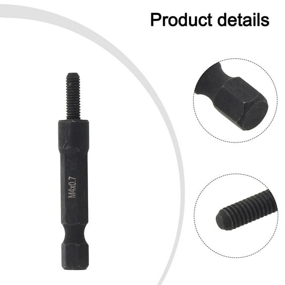 1Pc Dual-Head Screw Socket Screwdriver Bit Holder Hanger Bolt Driver Hex Shank Magnetic Screwdriver Tips Extension For Woodwork A M-4