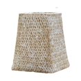 thumbnail image 1 of Inteprter Botella de flores de , decoración de tejido de mimbre a la moda, cesta moderna, jarrón artesanal para sala de estar, dormitorio, Jardín y Patio Blanco 14cm, 1 of 6