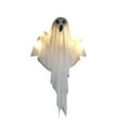 thumbnail image 2 of Halloween Hanging Light up Ghost with Spooky Purple LED Light, 31.5" Yellow Ghosts, Halloween Hanging Decoration for Front Yard Patio Lawn Garden Party Decor Indoor Outdoor (2PC), 2 of 7