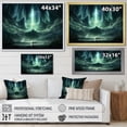 thumbnail image 4 of Designart "Celestial Gateway The Enchanting Northern Lights I" Landscapes Wall Art Print, 4 of 5
