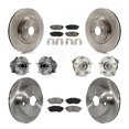thumbnail image 1 of Transit Auto Front Rear Hub Bearings Assembly Disc Brake Rotors and Semi-Metallic Pads Kit (10Pc) for Car 2014 Subaru Forester 2.0L To 01 14 - Left Right Side (Driver Passenger) KBB-109739, 1 of 11