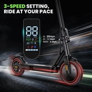 iScooter Electric Scooter, 500W Peak Max 21Mph & 19 Miles, 8.5 Pneumatic Tire, Commuting E-Scooter for Adults with APP Control