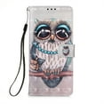 thumbnail image 3 of SaniMore Magnetic Flip Wallet Case for Samsung Galaxy S22 Plus 6.6", RFID Blocking Card Holder Painted Pattern PU Leather Cover with Kickstand & Wrist Strap Shockproof Protective Shell, Owl, 3 of 6