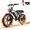 gray, variant on 1500W Electric Bike for Adults, 48V 15.6AH Removable Battery, 28MPH Max Speed, Full Suspension & 20X4" Fat Tire E-bike, UL2849 Certified Mountain Bike with Long Seat