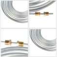 thumbnail image 4 of LABLT 1/4 OD 25ft Coil Roll & 16 Tube Nut Fittings Brake Line Tubing Kit Zinc Steel Car, 4 of 7