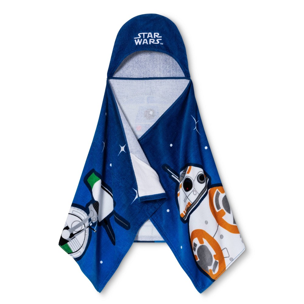 Star Wars Beach Towels Star Wars Blue Droids Hooded Towel
